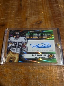 2024 Topps Resurgence Radial Marks Green Rod Woodson Autogramm 14/15  - Bild 1 von 4