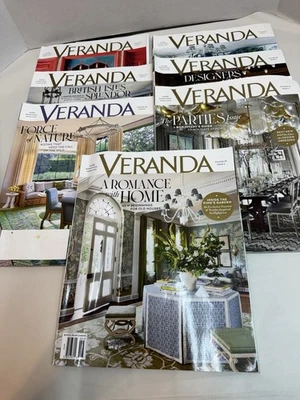 Lot Of 7 Veranda Magazines clean condition - Image 1 of 4