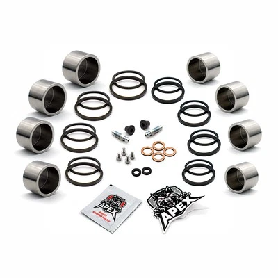 Kawasaki Vulcan 2000 Classic LT F6F 2006 Front Brake Caliper Piston Seal Kit Set Foto 1 de 4