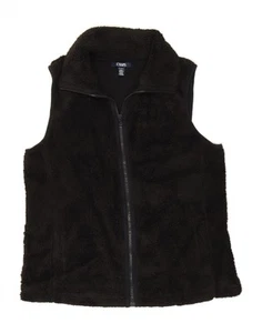 CHAPS Womens Fleece Gilet UK 18 XL Black Polyester TZ03 - Picture 1 of 3