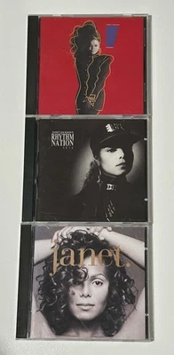 Janet Jackson 3 CD Lot - Control, Rhythm Nation 1814 and Janet - Image 1 of 2
