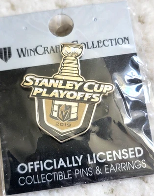 NEW Las Vegas Golden Knights 2019 Stanley Cup Playoffs Pin NHL WINCRAFT - Image 1 of 2