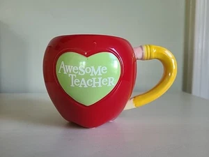 Hallmark Awesome Teacher Kaffeebecher Tasse großes Herz tolle Person - Bild 1 von 7