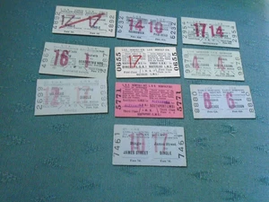 JOB LOT OF LOR - LIVERPOOL OVERHEAD RAILWAY CARD TICKETS INC DOG - SEE PICTURES - Picture 1 of 4