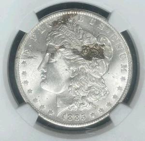 1885-O MORGAN SILVER DOLLAR ~NGC MS 64 ~NICE COIN~ - Picture 1 of 4