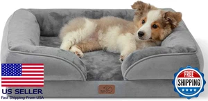 Cama ortopédica mediana para perros - Sofá cómodo lavable impermeable para mascotas con antideslizante B - Imagen 1 de 8
