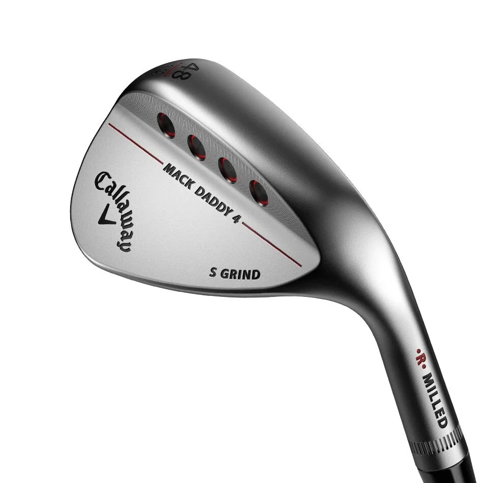 LEFT HANDED CALLAWAY MACK DADDY 4 CHROME APPROACH WEDGE 50°-10° (BOUNCE) S GRIND - Image 1 of 4