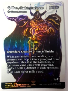 Magic The Gathering Final Fantasy - Golbez, vestido de oscuridad - lámina sin bordes - 0010 casi nuevo - Imagen 1 de 1