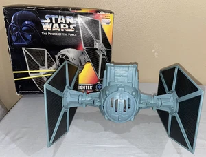 1995 Star Wars Power of Force Tie Fighter w/Ejecting Solar Panel Wings (Tote3X) - Picture 1 of 13