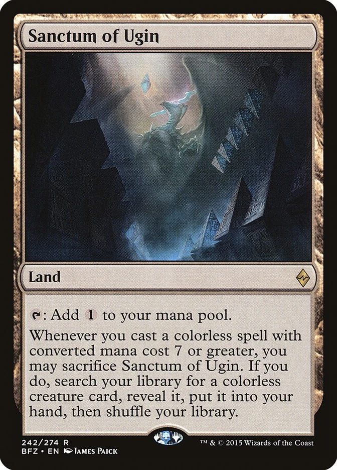MTG Foil - 4 x Sanctum of Ugin - 242 / LP / English - Image 1 of 1
