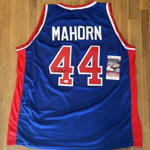 Rick Mahorn signiertes Detroit Pistons blau Basketball Trikot (JSA) Bad Boys - Bild 1 von 7