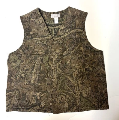 Vintage 90s Filson Mackinaw Camo Wool Vest Size 42 Large - Image 1 of 4
