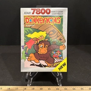 Donkey Kong - Atari 7800 (Nintendo, 1988) vintage sigillato in fabbrica con scheda da appendere - Foto 1 di 22