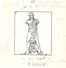  1955 ca IL VITTORIOSO Statua greca - Bozzetto a china per figurina *15x16 cm