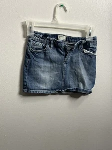 Gap Jeans Girls Denim Stretch Skirt Size 7 - Picture 1 of 9