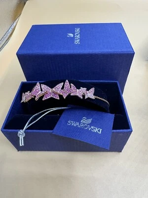 Pulsera Mariposa Swarovski Lilia 5378695 - Chapada en Oro Rosa Rosa Foto 1 de 4