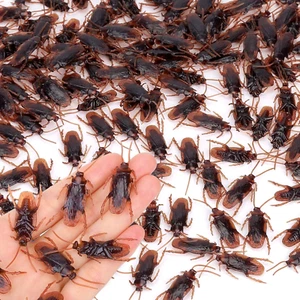 Pretty Realistic 120PCS Fake Roaches, Fake Cockroaches Great Way to Play a Pran - Picture 1 of 12