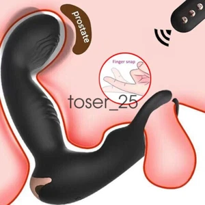 Male-Prostate-Massager-Stimulator-Vibrate-Anal-Butt-Plug-Vibrator-Sex-Toys-Men - Picture 1 of 8