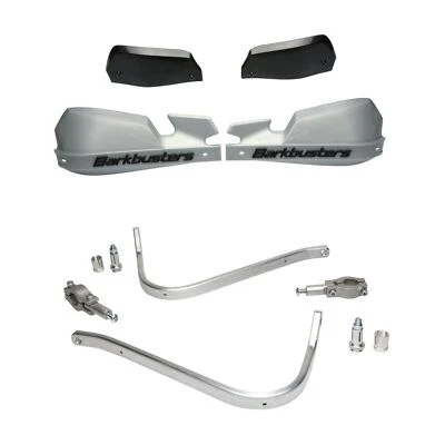 Guardamanos Barkbuster VPS plateado y kit de montaje de dos puntos Yamaha WR250R 2007-2024 Foto 1 de 4