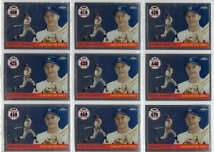 2008 Topps Chrome Mickey Mantle Home Hun History Cards *You Pick From List*