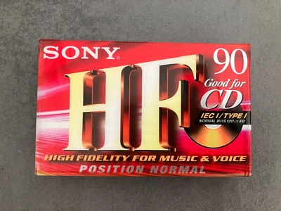 Réf 66 - CASSETTE Audio K7 Vierge Neuve / SONY 90 IEC 1 / TYPE 1 - Photo 1/2