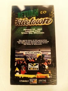 1997 Green Bay Packers Return to Titletown VHS Video Cassette Brand New Sealed - Picture 1 of 2