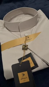 Droush Men's Thobe Saudi Style Arabic Muslim Mens Wear Ramadan Eid Clothing - Picture 1 of 5