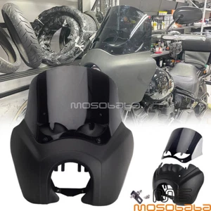 Detachable Fairing Windshield For Harley Softail FXBB 114 FXBBS FXLR FXST 18-22 - Picture 1 of 9