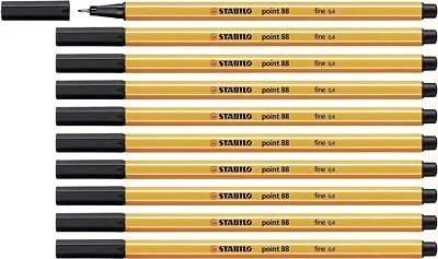 STABILO point 88 Fineliner 0,4 mm - 10er Pack - Farbwahl - SOFORT * OVP - Bild 1 von 4