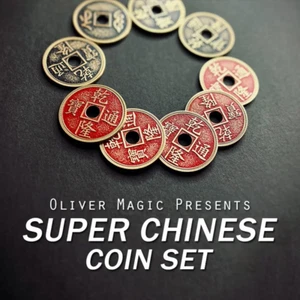 Super Chinese Coin Set by Oliver Magic, Quality magic coin set with instructions - Picture 1 of 5