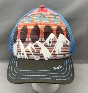 Pistil Women's Trucker Hat Colorful Mountain Design Adjustable - Picture 1 of 7