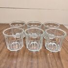 Luminarc "500" Made in France 10 Panel Drinking Glasses 14 oz (6) Clear Jars