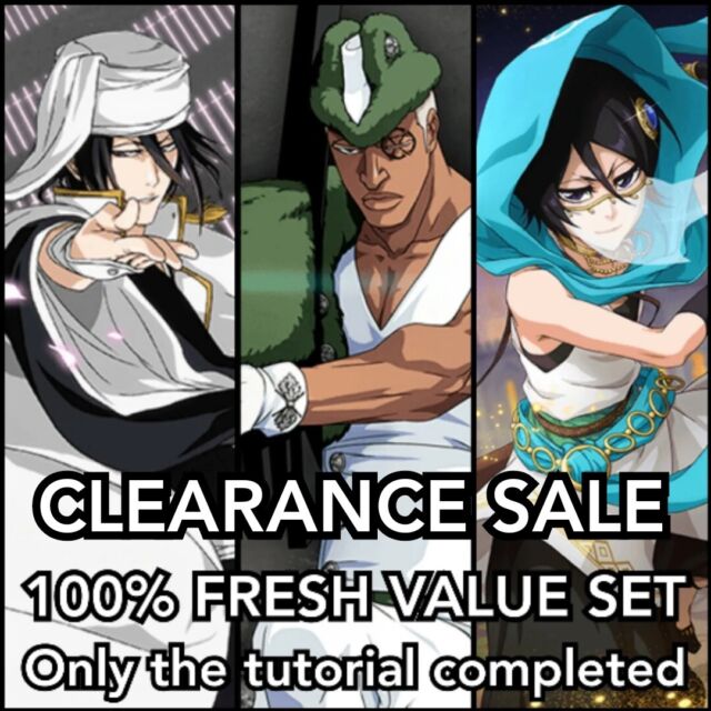 Bleach Brave Souls Bankai Chojiro Sasakibe TYBW 2023 *100% FRESH