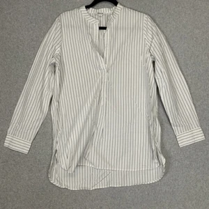 Brand New Madewell Wellspring Stripe Tunic Popover Shirt Women's Medium HI Low - Picture 1 of 9