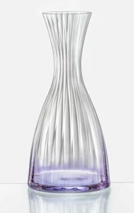 Bohemia Karaffe violett Kristallglas Kate Optic Wasser- Weinkaraffe 1200 ml   - Bild 1 von 2