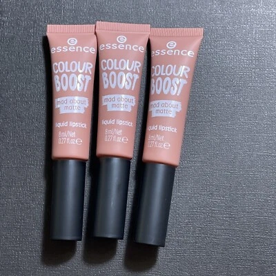 3X Essence Colour Boost Mad About Matte Liquid Lipstick #02 I Love You Me Neithe - Image 1 of 4