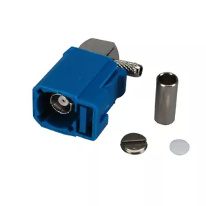 5x Connettore ANTENNA FAKRA Z Waterblue Jack RA crimpare RG174 per codifica neutra - Foto 1 di 3