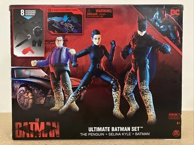 DC Comics, Ultimate Batman Set w/Exclusive 4” Batman, Movie Playset  - Image 1 of 2