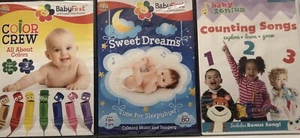 New Baby First & Genius DVDs Color Crew Counting Songs Preschool Early Leaving - Picture 1 of 8