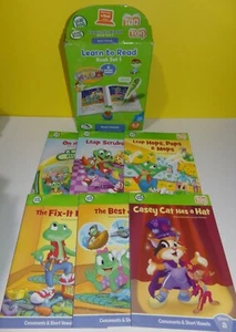 Leapfrog Tag Set Learn To Read Book 1 Set Short Vowels - 6 Books Complete - Picture 1 of 2