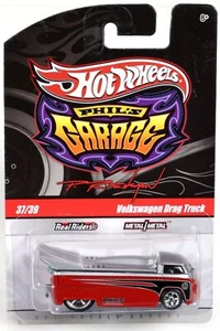 Hot Wheels Volkswagen Drag Truck Chase Phil's Garage - T0410 NRFP 2009 Gray/Red - Picture 1 of 5