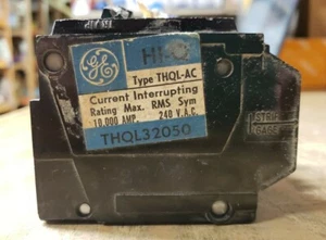 GE THQL32050 3 Pole 240 VAC Circuit Breaker 1Z-1697-B2 - Picture 1 of 4