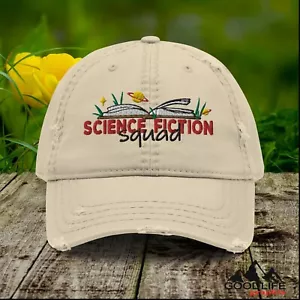 Gorra de béisbol de escuadrón de ciencia ficción club de lectura papá sombrero para hombre mujer - Imagen 1 de 30