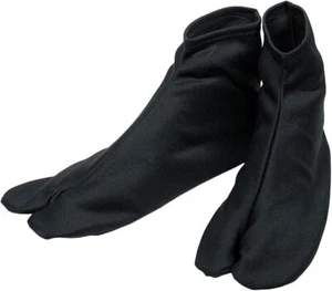KYOETSU Calcetines Tabi Elásticos Para Hombre - Negro Japonés Tradicional Calzado Cubierta Nuevo - Imagen 1 de 7
