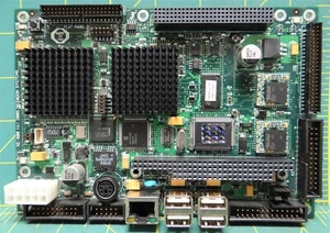 Octagon Systems XE-800 Single Board Computer AMD Geode GX1 CPU, 256MB SODIMM  - Picture 1 of 7