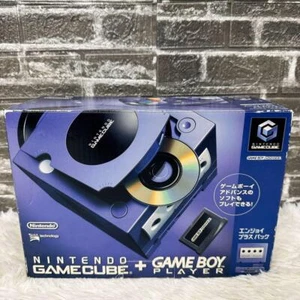 Nintendo GameCube Enjoy Pack Violeta Juego Completo - Probado con Todos los Artículos Originales - Imagen 1 de 9
