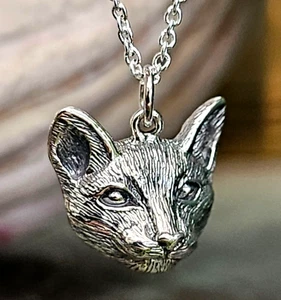 Cat Pendant Pet Cat Freya Feline Necklace 925 Sterling Silver Jewellery & Boxed - Picture 1 of 16