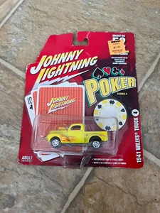 Johnny Lightning Poker Series II 1941 Willy's Truck Yellow 2005 MOC - Picture 1 of 1