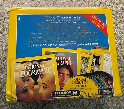 National Geographic Magazine 110 Years 31 CD-ROM Set - Image 1 of 4