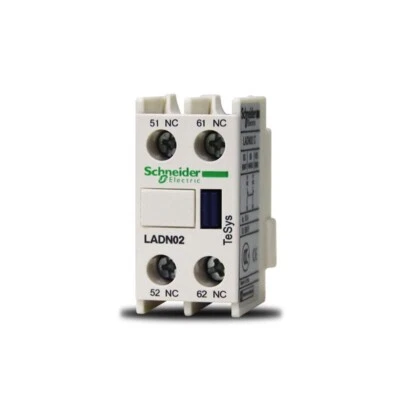 1PC NEW Schneider Ac contactor auxiliary contact LADN02C #YY0 - Image 1 of 3